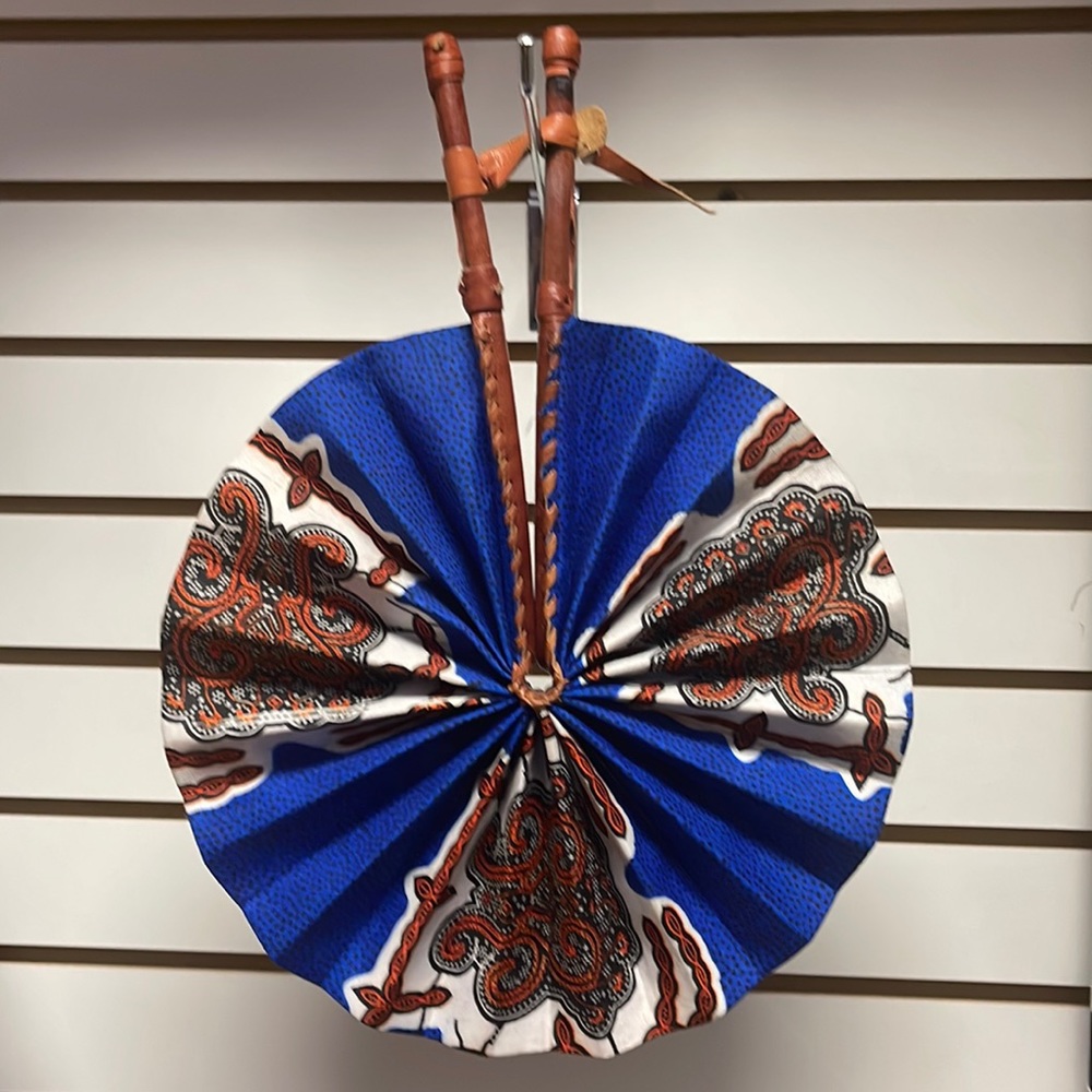 African Print Fan